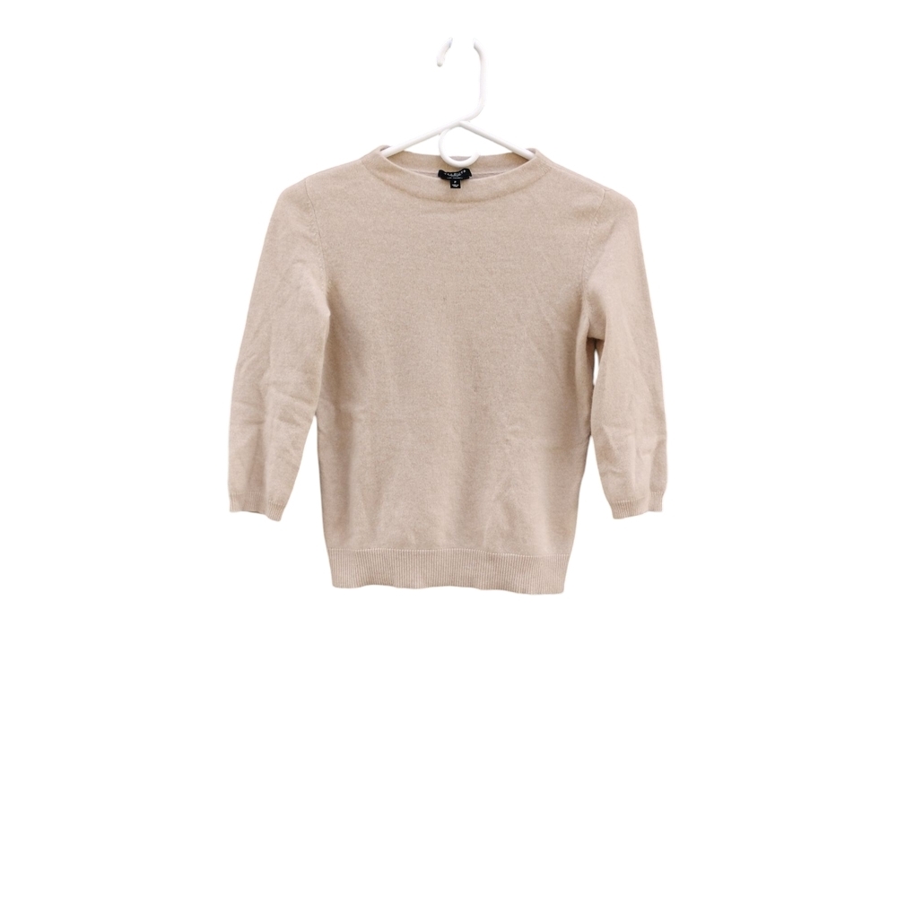 Talbots Pure Cashmere Kids Cream Knit Sweater